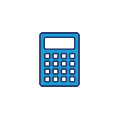 Calculator icon vector. Accounting calculator icon. calculator vector