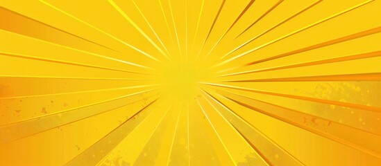 Abstract Yellow Sunburst Background