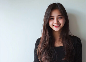 Pretty and cute girl, smile girl.
Generative AI