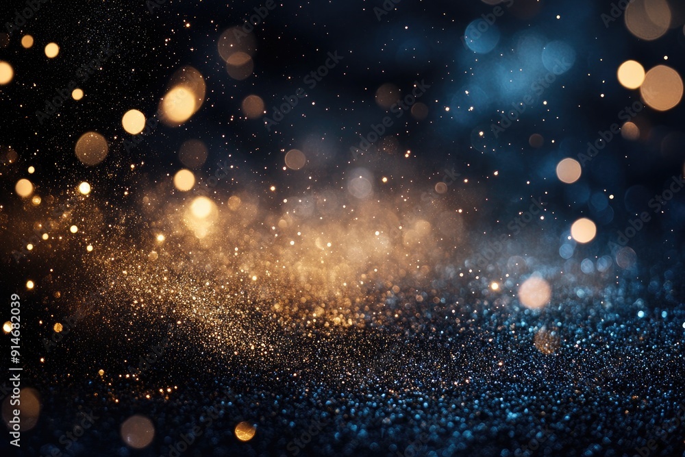 Aufkleber sparkling glitter with bokeh lights. perfect for adding a festive touch to your design projects.