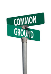 Fototapeta premium common ground sign