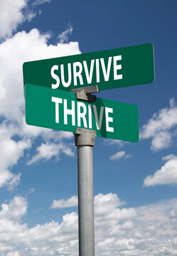 survive thrive sign