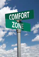 comfort zone sign