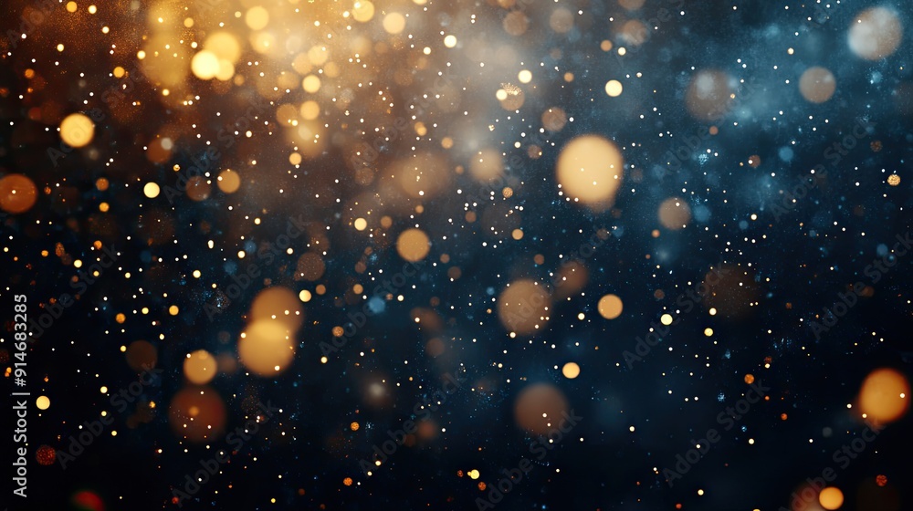 Poster abstract bokeh background with warm glow. perfect for adding a festive or celebratory feel to your d