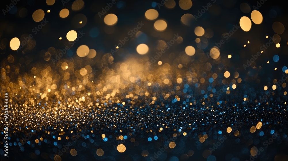 Poster abstract bokeh background with warm glow. perfect for adding a touch of sparkle and elegance to your