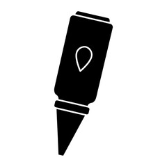 dropper bottle icon, eps vector illustration