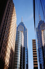 Philadelphia city sky