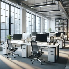 Modern office interior.
