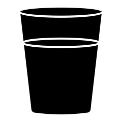 cup of water Solid icon