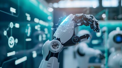 Robotic Arm Interacting with Digital Interface