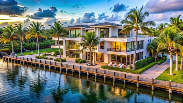 Luxury South Florida waterfront home with stunning views, luxury, South Florida, waterfront, home, stunning views