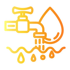 watertap Line Gradient Icon