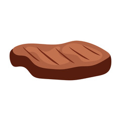 Meat steak icon Food Vector