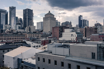 Montreal - Canada - 2024 city center of Montreal Canada