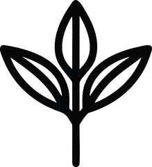 Wildlife and botanical Icon vector illustration 