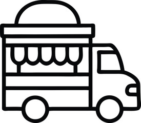 Food trucks icon vector illustration