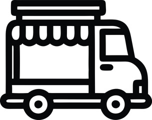 Food trucks icon vector illustration