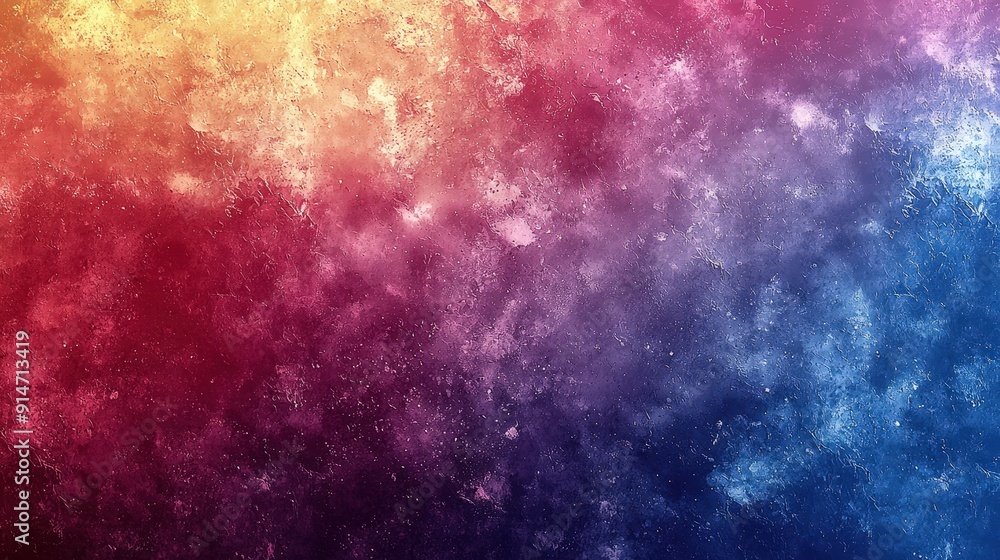 Leinwandbilder a colorful abstract design features a blend of warm and cool tones, creating a dynamic and energetic