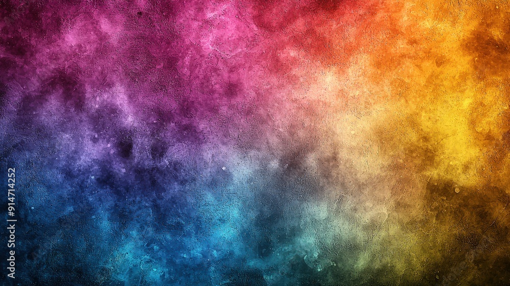 Fototapete A rich tapestry of colors blends together, creating an abstract pattern that evokes a sense of calm and creativity
