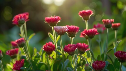 Obraz premium Flowers in the yard
