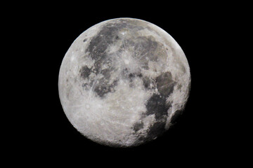 Waning Gibbous moon. The Moon appears between 90 and 60% full during the waning gibbous phase