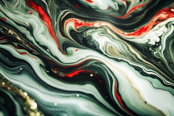 Obraz premium Abstract colourful marble background fluid art painting alcohol ink style with a mix of black, gold, red and blue colours. Beautiful swirl marble background.