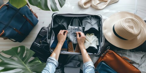 Packing for a Vacation.