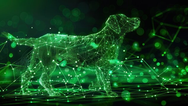Digital Dog: A Green Geometric Representation of a Canine
