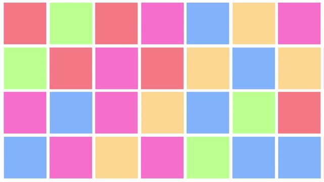 Pastel Blinking Squares