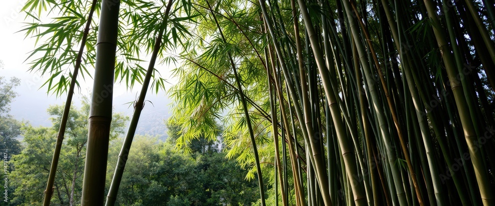 Sticker Dense Bamboo Forest.