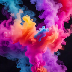 Abstract colorful background, Generative Ai