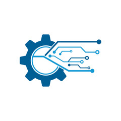 Obraz premium circuit tech