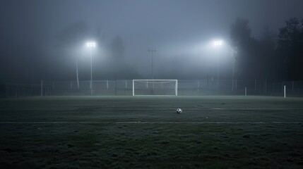 Soccer stadium concept is gloomy.