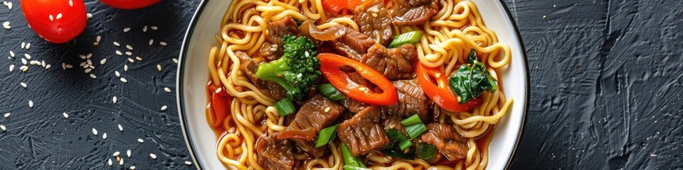Hong Kong Style Rice Noodles with Beef Brisket