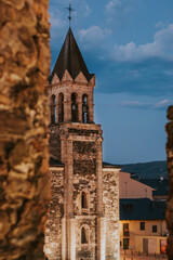 Fototapeta premium igreja, espanha, luzes, paisagem