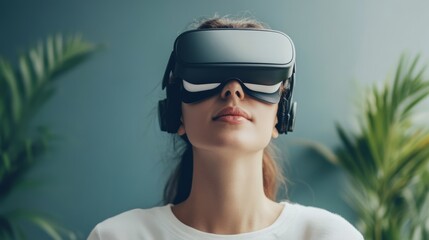 Fototapeta premium Stride across technology: My journey into AI therapy