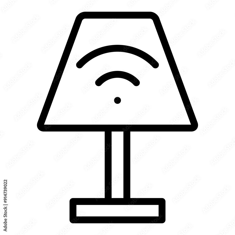 Canvas Prints smart lamp icon