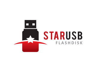 USB logo symbol or icon template
