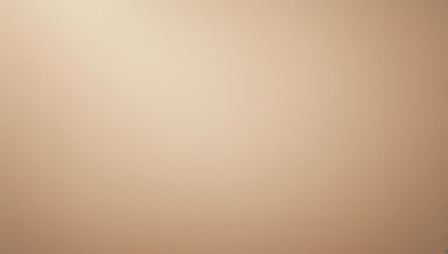 Light brown beige gradient background pastel banner backdrop texture copy space