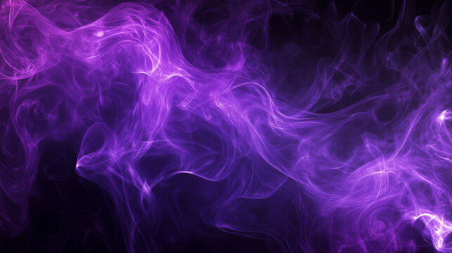 A purple smokey line with a purple background