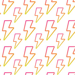 Charge icon Pattern background Vector