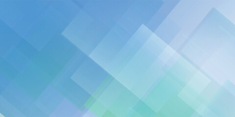 Abstract squares shape on light blue background