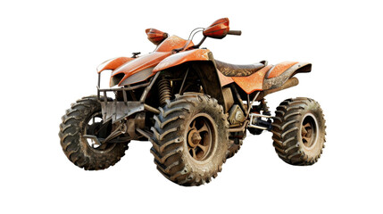 Quad on transparent background 