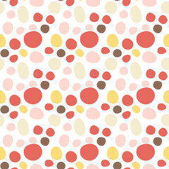 Small dash colorful pattern. Seamless minimal dash pattern, small elements confetti.