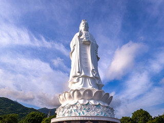 View of Chua Linh Ung pagoda temple in Da Nang, Vietnam