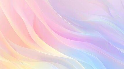 Soft pastel abstract gradient background with smooth transitions, flat lay design. Gentle tones for a calming and serene display.