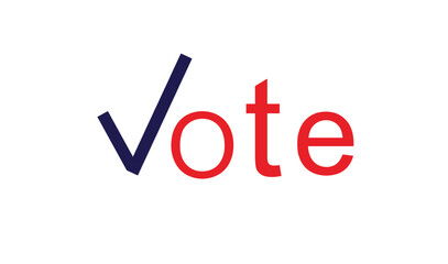 Vote text font blue red pink orange color symbol sign vote election voting democracy politic government choice usa us decision president campaign president candidate united state america voting city