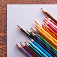 Pencils on a table