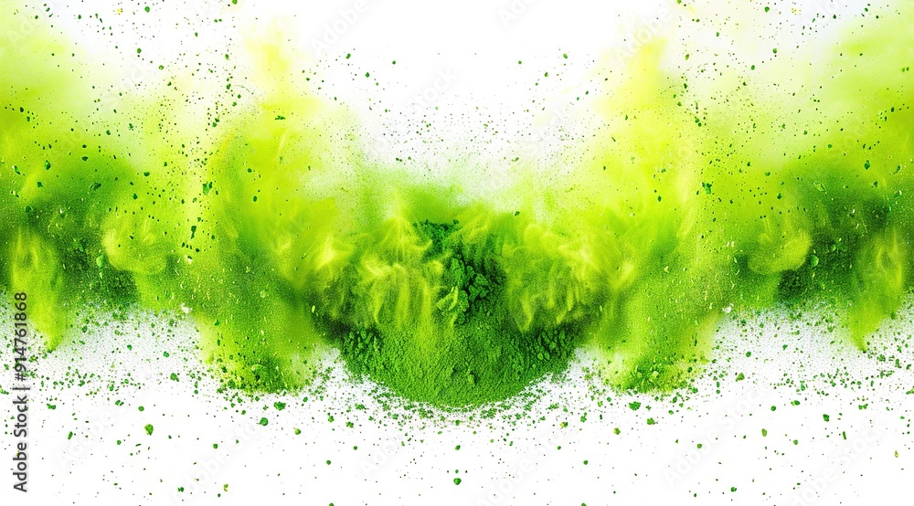 Poster abstract background with splashes