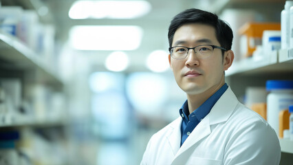 portrait of a smiling doctor